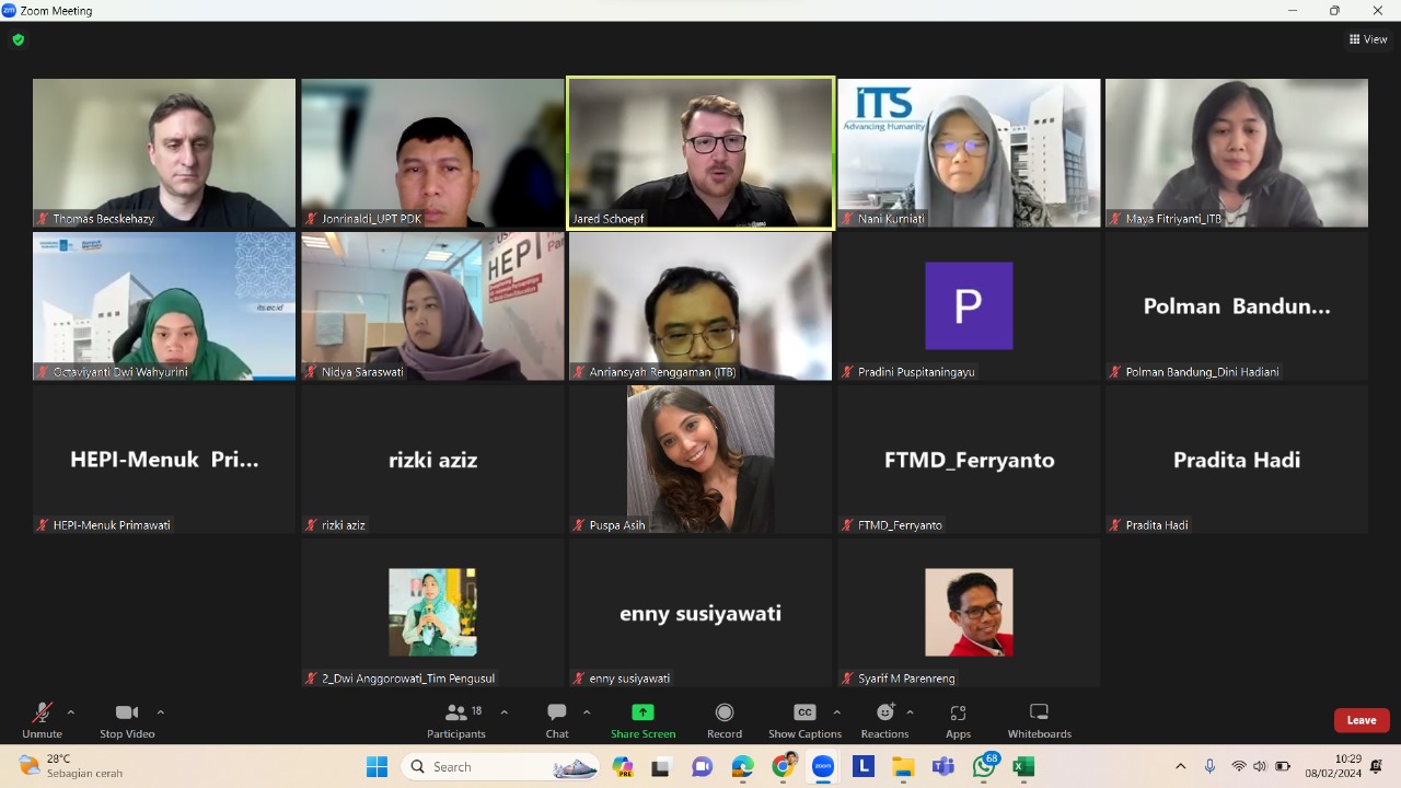 Persiapan Global EPICS Projects PT Indonesia dgn ASU