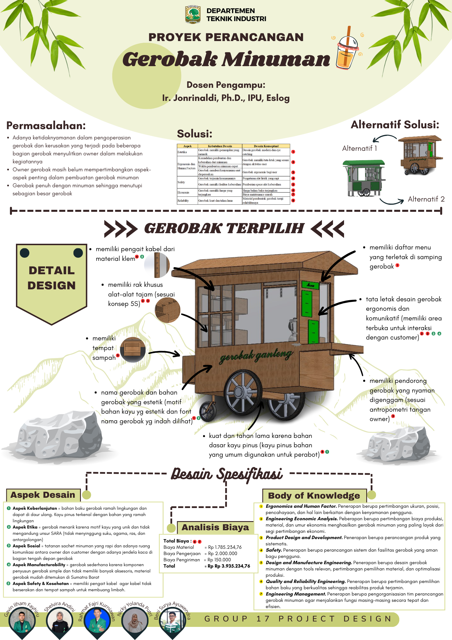 Poster Proyek Perancangan Kelompok 17