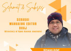 Bapak Ikhwan Arief sebagai Ambasador dan Editor dari Directory of Open Access Journals (DOAJ)